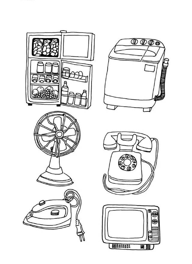 各類日用品、家電、桌椅、文具簡筆畫教程】